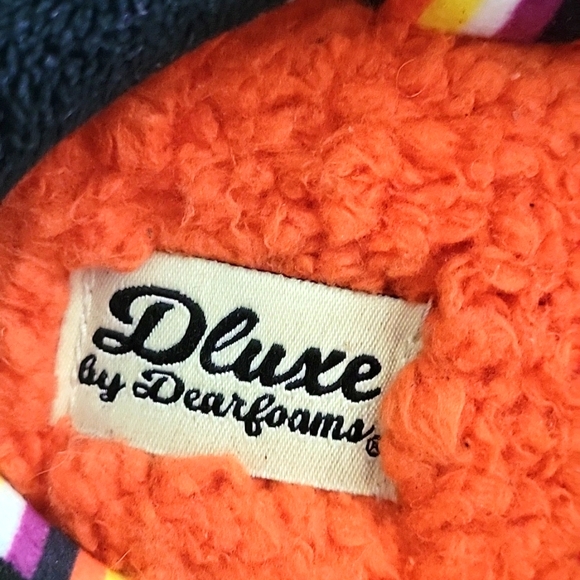 MEN'S DLUXE BY DEARFOAM DANCING SKELTON SLIPPERS NWOT - Picture 5 of 7